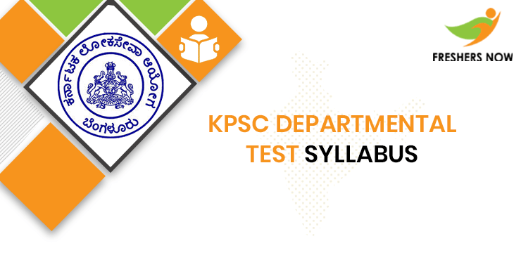 KPSC Departmental Test Syllabus 2024 & Exam Pattern