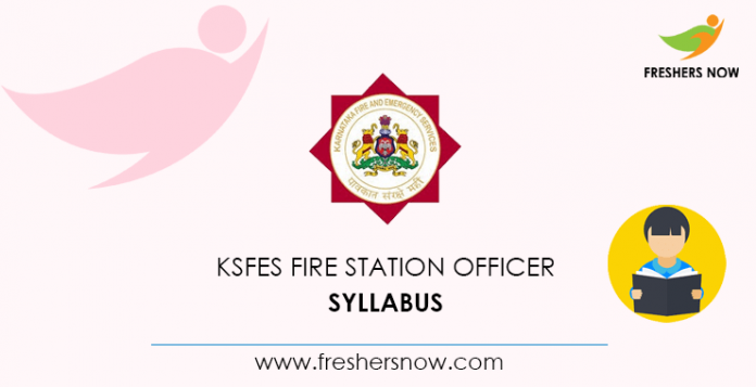 KSFES Fire Station Officer Syllabus 2020