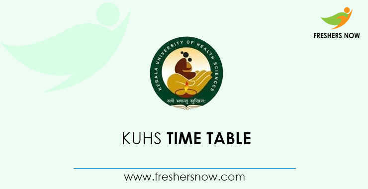 KUHS Time Table 2022 PDF Released UG PG Date Sheet