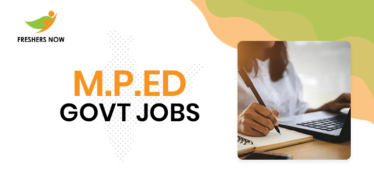 M.P.Ed Govt Jobs