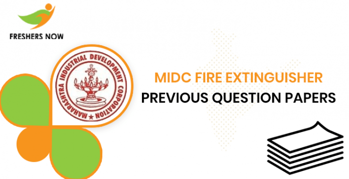 MIDC Fire Extinguisher Previous Question Papers
