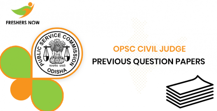 OPSC Civil Judge Previous Question Papers