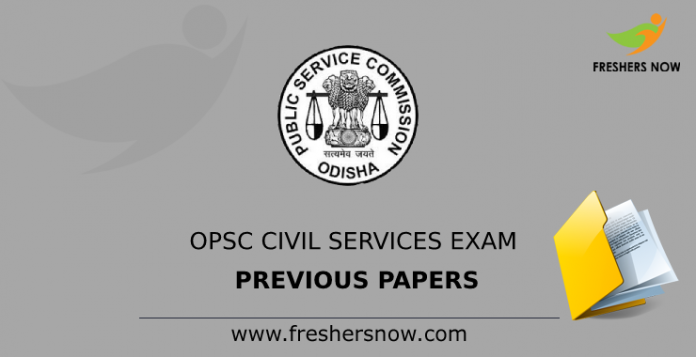 OPSC Civil Services Exam Previous Question Papers