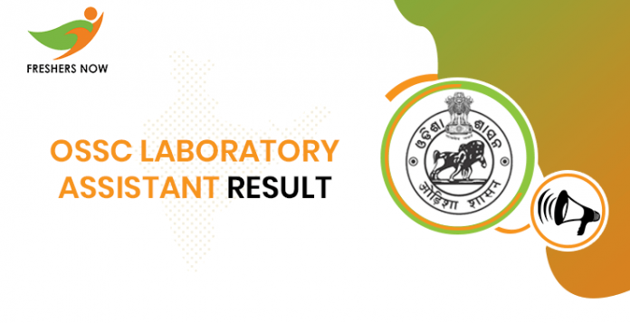 OSSC Laboratory Assistant Result