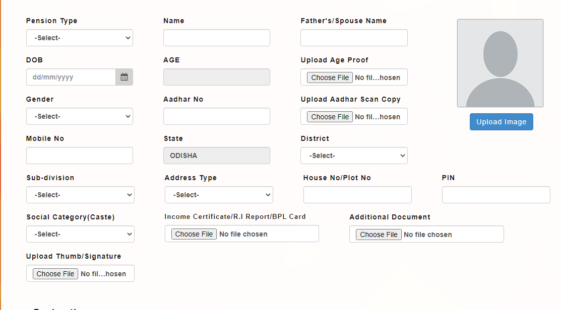 Odisha MPYS Application