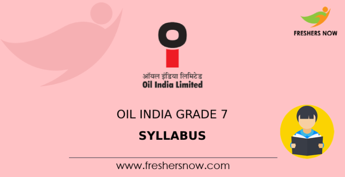 Oil India Grade 7 Syllabus