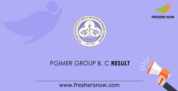 PGIMER Group B, C Result