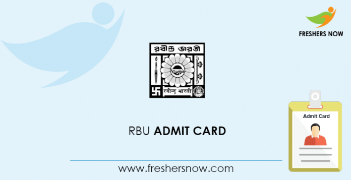 RBU Admit Card