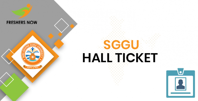 SGGU Hall Ticket