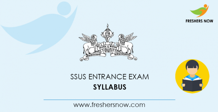 SSUS Entrance Exam Syllabus 2020