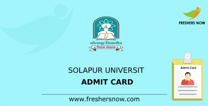Solapur University Admit Card