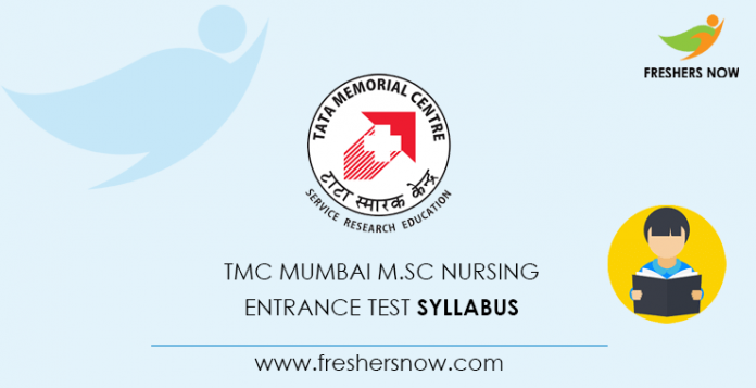 TMC Mumbai M.Sc Nursing Entrance Test Syllabus