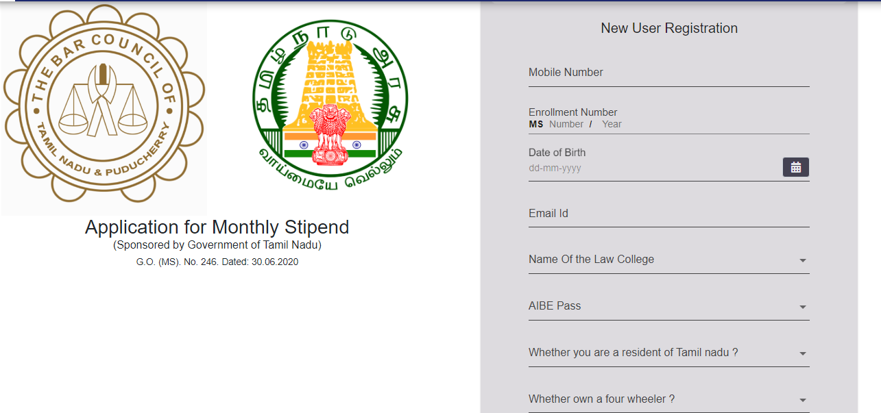 TN Advocate Registration