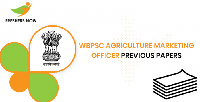 WBPSC Agriculture Marketing Officer Previous Question Papers