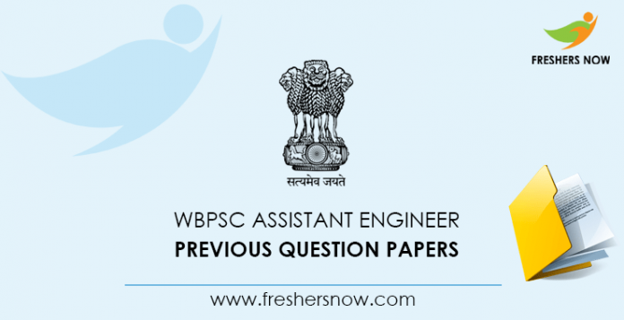 WBPSC Assistant Engineer Previous Question Papers