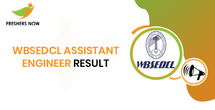 WBSEDCL Assistant Engineer Result