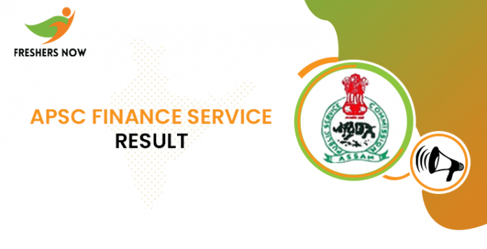 APSC Finance Service Result