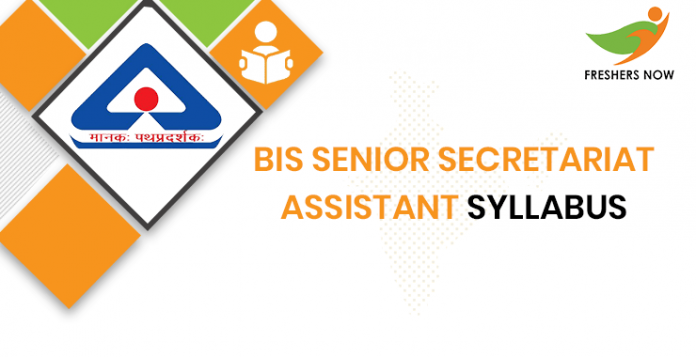 BIS Senior Secretariat Assistant Syllabus 2020