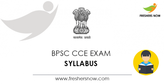 BPSC 66th CCE Exam Syllabus 2020