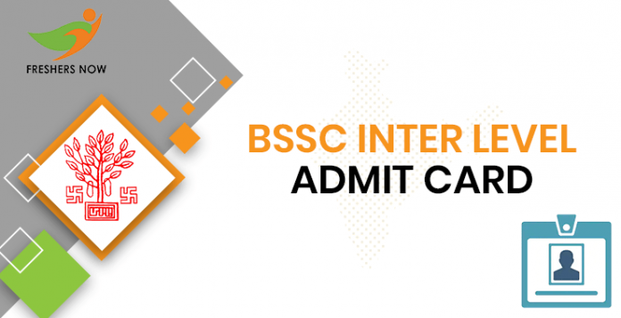 BSSC Inter Level Admit Card