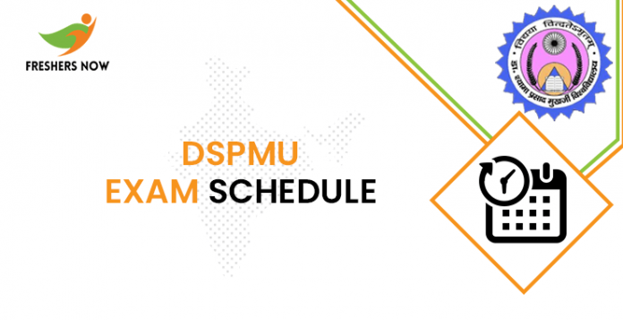 DSPMU Exam Schedule