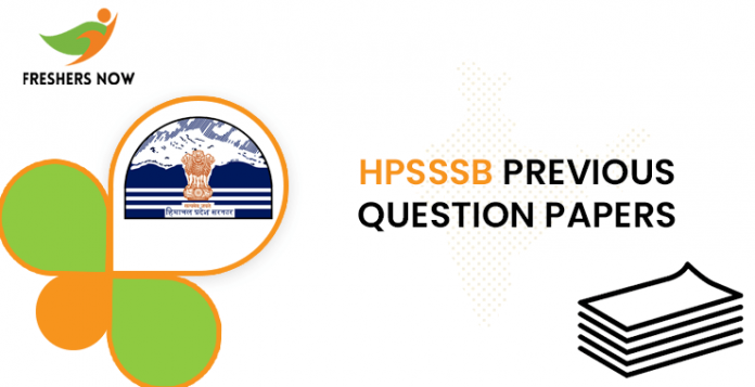 HPSSSB Junior Office Assistant Previous Question Papers