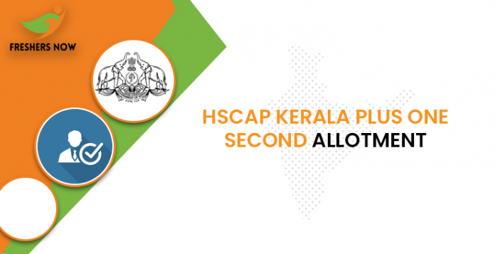 HSCAP Kerala Plus One Second Allotment