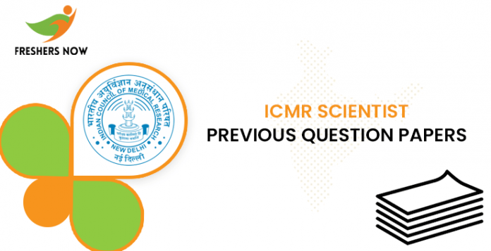ICMR Scientist Previous Question Papers