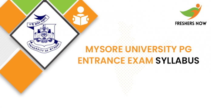 mysore-university-pg-entrance-exam-syllabus-2021-exam-pattern-pdf