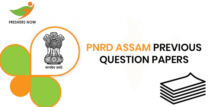 PNRD Assam Previous Question Papers