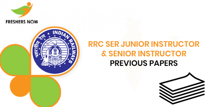 RRC SER Instructor Previous Question Papers