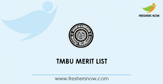 TMBU Merit List