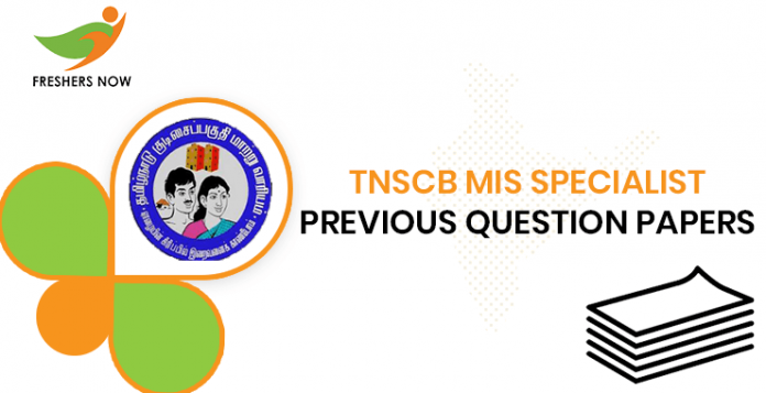 TNSCB MIS Specialist Previous Question Papers