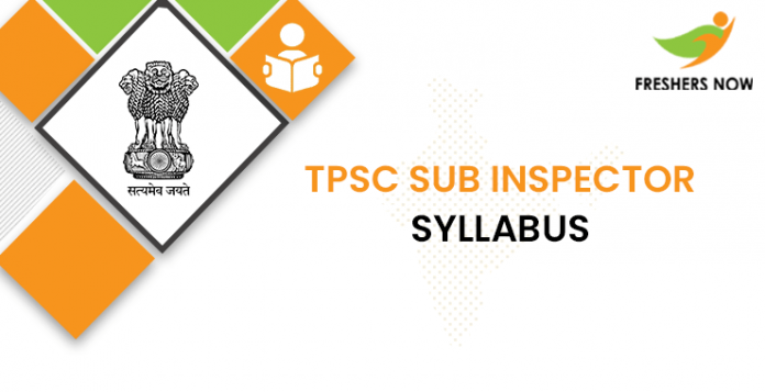 TPSC SI Syllabus 2020