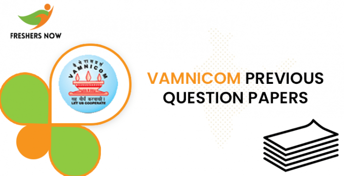 VAMNICOM Junior Clerk Previous Question Papers