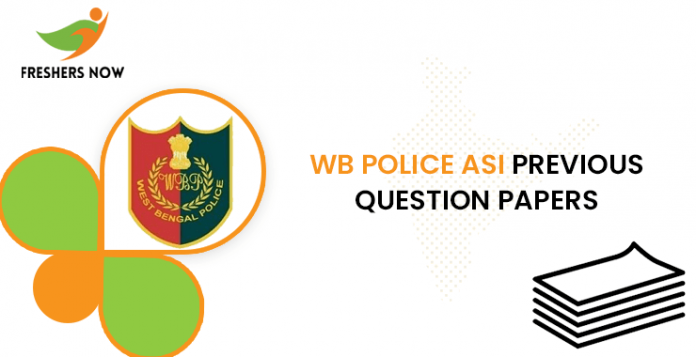 WB Police ASI Previous Question Papers