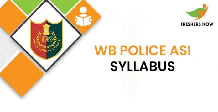 WB Police ASI Syllabus 2020