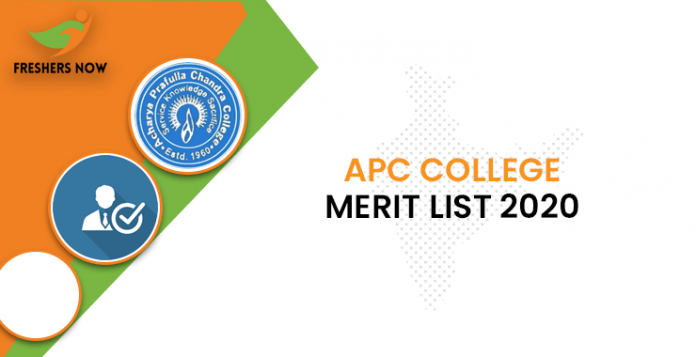 APC College Merit List 2020