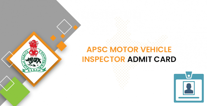 APSC Motor Vehicle Inspector Admit Card