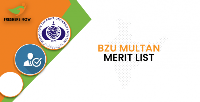 BZU Multan Merit List