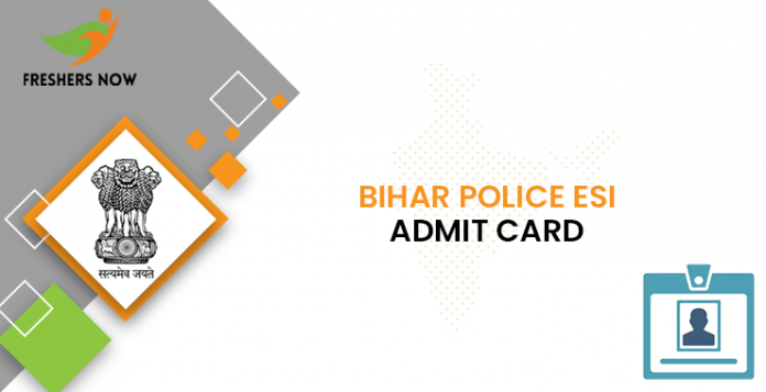 Bihar Police ESI Admit Card