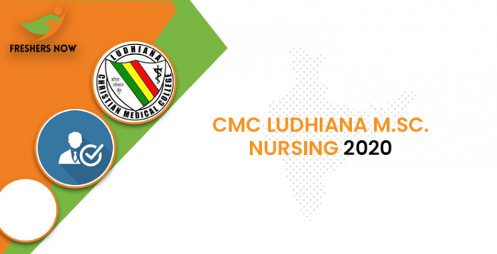 CMC Ludhiana M.Sc. Nursing 2020
