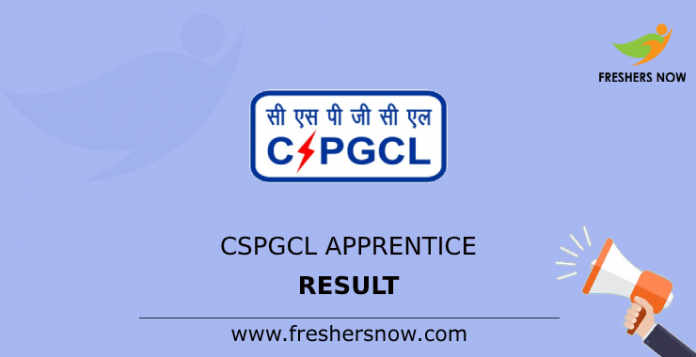 CSPGCL Apprentice Result
