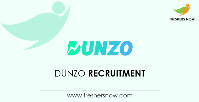 Dunzo Recruitment