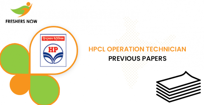 HPCL Operation Technician Previous Question Papers