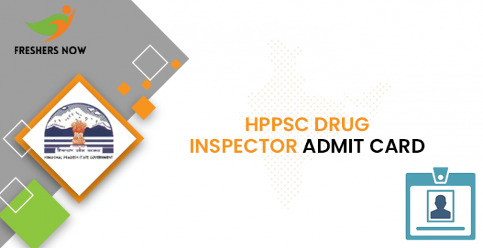 HPPSC Drug Inspector Admit Card