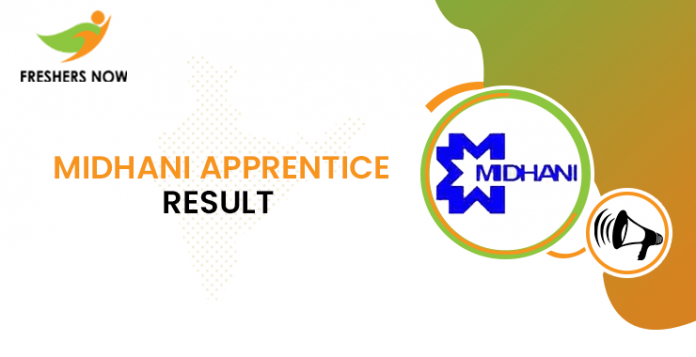 MIDHANI Apprentice Result