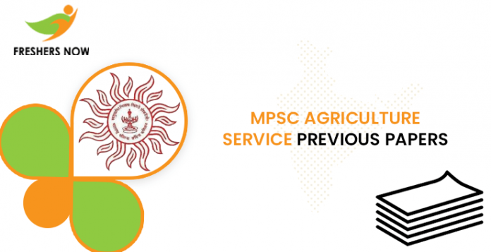 MPSC Agriculture Service Previous Question Papers