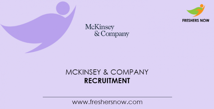 McKinsey & Company Recruitment