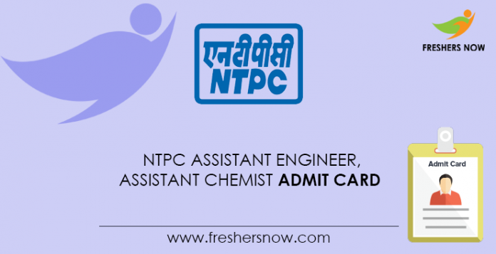NTPC-Assistant-Engineer,-Assistant-Chemist-Admit-Card